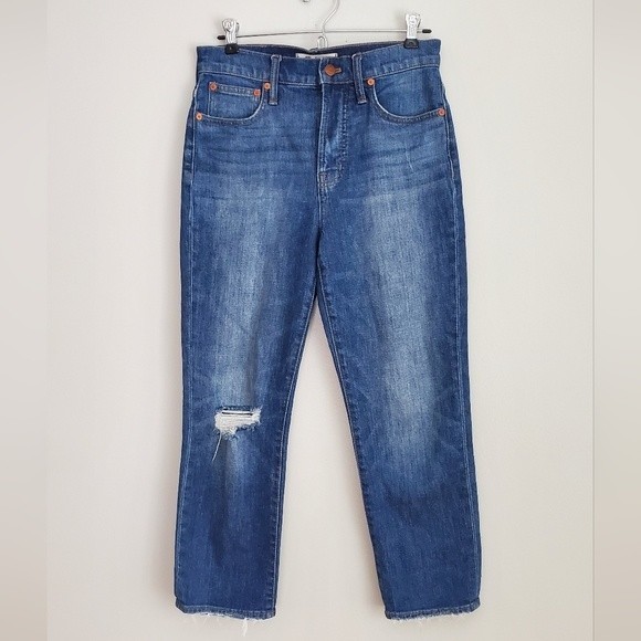 Madewell The perfect vintage crop Jean medium wash size 26 - Picture 2 of 11